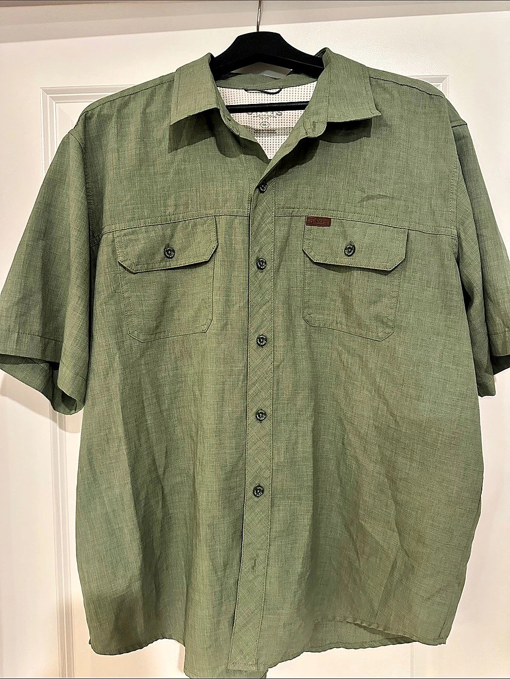 Orvis Open Air Caster Short-Sleeve Shirt Green XL